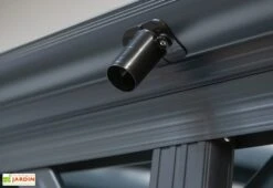 Carport Simple En Aluminium Et Polycarbonate Anthracite - 15,15 M² 11 Carport Simple En Aluminium Et Polycarbonate Anthracite - 15,15 M² -Promos Jardin Garage Magasin detail gouttiere carport aluminium