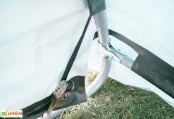 Garage En Toile Polyéthylène Et Acier 18,3 M² 7 Garage En Toile Polyéthylène Et Acier 18,3 M² -Promos Jardin Garage Magasin details garage toile polyethylene acier 18m2