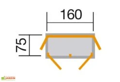 Armoire De Jardin En Bois D’épicéa 1,2 M² -Promos Jardin Garage Magasin dimensions armoire jardin bois epicea weka