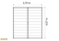 Grosfillex Abri De Jardin PVC Utility 11 -Promos Jardin Garage Magasin dimensions utility11