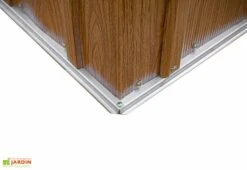 Abri De Jardin En Acier Galvanisé Imitation Bois 7 M² -Promos Jardin Garage Magasin embase abri jardin acier galvanise imitation bois