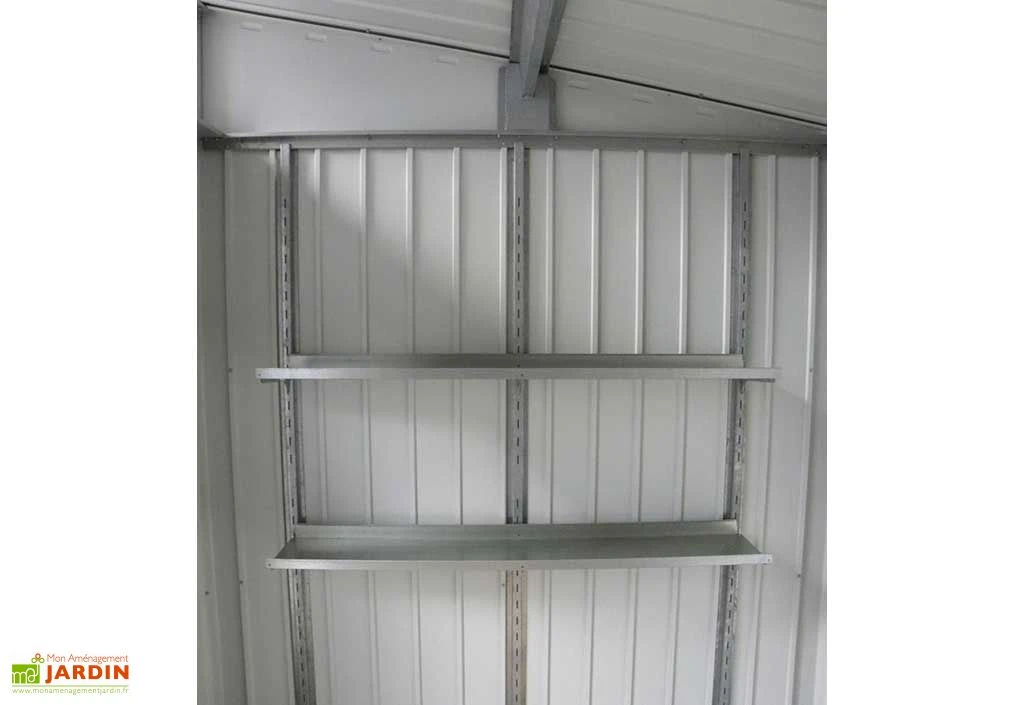 Étagère Pour Abri De Jardin En Acier Galvanisé Duramax Modern 2 Étagère Pour Abri De Jardin En Acier Galvanisé Duramax Modern – Image 2