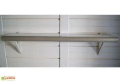 Kit 2 Etagères Pour Abri De Jardin En PVC Evo 4 Kit 2 Etagères Pour Abri De Jardin En PVC Evo -Promos Jardin Garage Magasin etagere evo abri jardin pvc garofalo 2