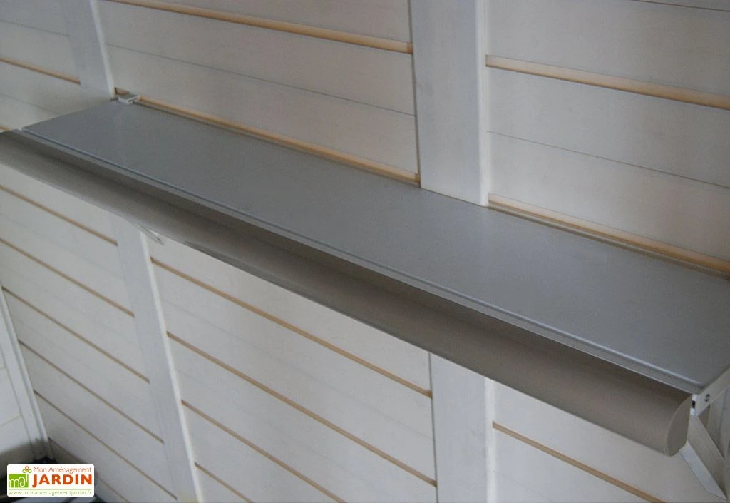 Kit 2 Etagères Pour Abri De Jardin En PVC Evo 3 Kit 2 Etagères Pour Abri De Jardin En PVC Evo – Image 3