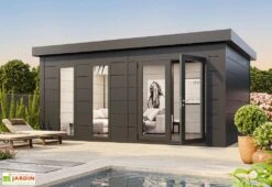 Abri De Jardin En Acier Galvanisé Double Porte Luminato - 19,2 M²
