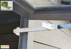 Fenêtre Pour Abri De Jardin En Composite Green Outside – 90 X 50,5 Cm -Promos Jardin Garage Magasin fenetre abri composite green outside 1