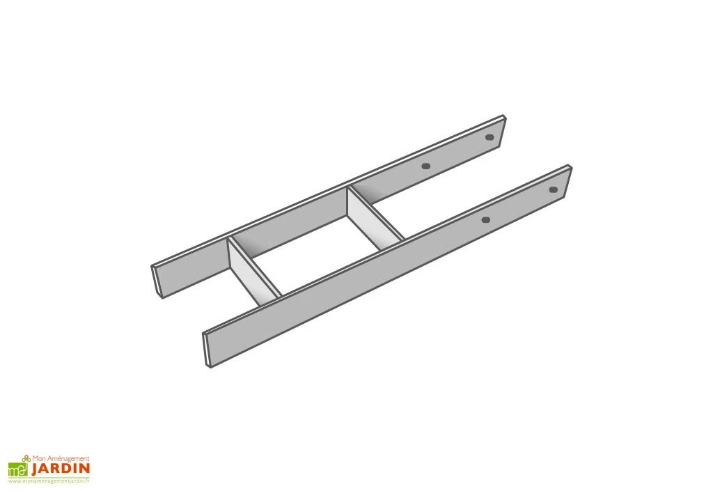 Kit D'Ancrage Sol Béton Pour Carports Modulables Solid 1 Kit D'Ancrage Sol Béton Pour Carports Modulables Solid