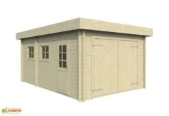 Garage De Jardin En Bois D’épicéa Brut Keith Flat – 25,5 M² 4 Garage De Jardin En Bois D’épicéa Brut Keith Flat – 25,5 M² -Promos Jardin Garage Magasin garage jardin moderne keith flat