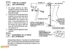 Lot De 4 Glissières Pour Abris Spacemaker -Promos Jardin Garage Magasin glissieres abri spacemaker a67