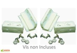 Lot De 4 Glissières Pour Abris Spacemaker -Promos Jardin Garage Magasin glissieres spacemaker 2