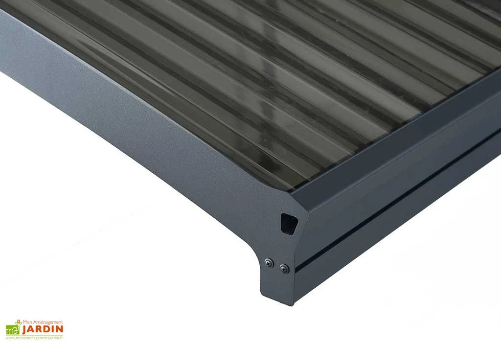 Carport En Aluminium Et Polycarbonate Atlas 14 M² 4 Carport En Aluminium Et Polycarbonate Atlas 14 M² – Image 4