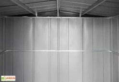 Abri De Jardin En Acier Galvanisé Imitation Bois 4 M² 9 Abri De Jardin En Acier Galvanisé Imitation Bois 4 M² -Promos Jardin Garage Magasin interieur cabanon jardin metal