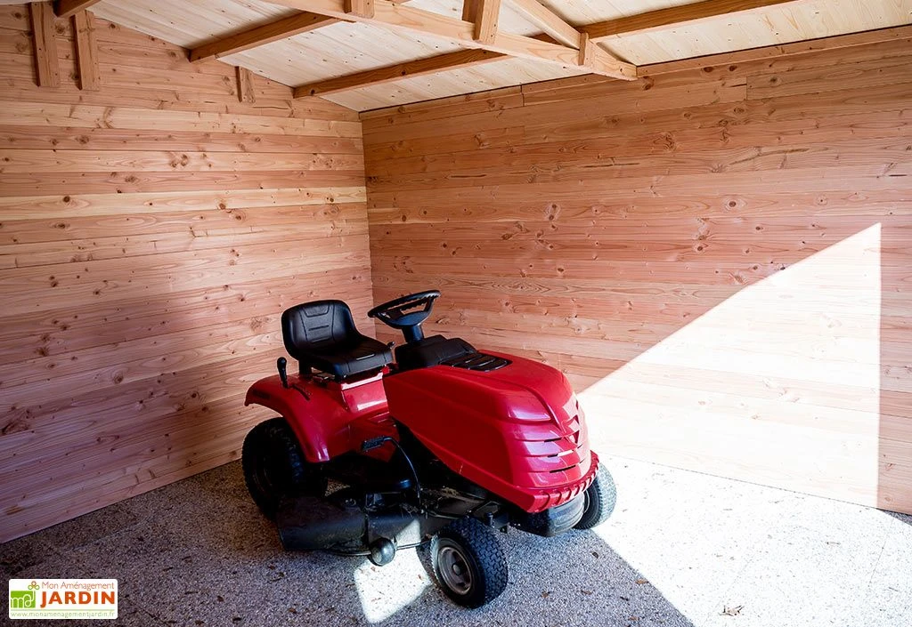 Abri De Jardin En Bois Douglas 28 Mm – 15,28 M² : 4,01 X 3,81 M 3 Abri De Jardin En Bois Douglas 28 Mm – 15,28 M² : 4,01 X 3,81 M – Image 3
