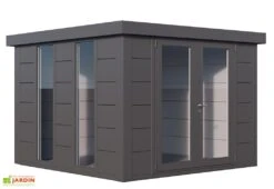 Abri De Jardin En Acier Galvanisé Double Porte Luminato - 8,8 M²