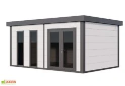 Abri De Jardin En Acier Galvanisé Double Porte Luminato - 19,2 M² 8 Abri De Jardin En Acier Galvanisé Double Porte Luminato - 19,2 M² -Promos Jardin Garage Magasin luminato 5436 blanc