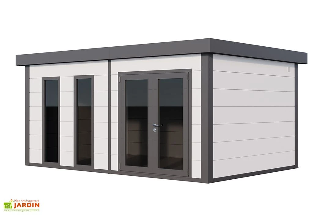 Abri De Jardin En Acier Galvanisé Double Porte Luminato - 19,2 M² 4 Abri De Jardin En Acier Galvanisé Double Porte Luminato - 19,2 M² – Image 4