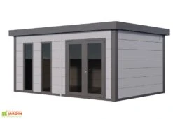 Abri De Jardin En Acier Galvanisé Double Porte Luminato - 19,2 M² 7 Abri De Jardin En Acier Galvanisé Double Porte Luminato - 19,2 M² -Promos Jardin Garage Magasin luminato 5436 gris