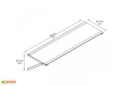 Pack De 4 étagères Pour Abris De Jardin Yukon 7 Pack De 4 étagères Pour Abris De Jardin Yukon -Promos Jardin Garage Magasin pack etageres abris jardin yukon 4