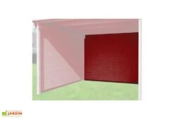 Paroi Arrière Pour Abri Design Chill-Out 3 Et Lounge 3 28mm -Promos Jardin Garage Magasin paroi arriere abri bois weka chill out rouge