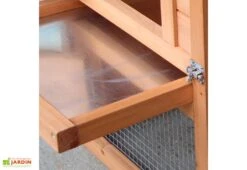 Poulailler En Bois Standard Pour 2 Poules (100 X 50 X 80 Cm) -Promos Jardin Garage Magasin petit poulailler bois deux poules