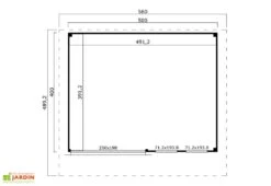 Abri De Jardin En Bois D’épicéa Brut Domeo 8 Plus – 20 M² 3 Abri De Jardin En Bois D’épicéa Brut Domeo 8 Plus – 20 M² -Promos Jardin Garage Magasin plan abri de jardin domeo huit plus