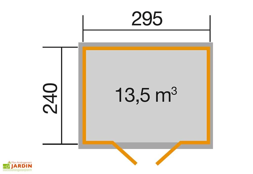 Abri De Jardin En Bois D’épicéa 219 Weka-Line T2 – 7,08 M² 4 Abri De Jardin En Bois D’épicéa 219 Weka-Line T2 – 7,08 M² – Image 4