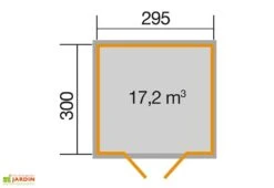 Abri De Jardin En Bois D’épicéa 219 Weka-Line T3 - 8,85 M² 7 Abri De Jardin En Bois D’épicéa 219 Weka-Line T3 - 8,85 M² -Promos Jardin Garage Magasin plan cabanon jardin bois 219 weka line t3