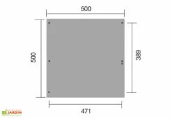 Carport Double En Bois De Pin Traité Et PVC Avec Arc - 25 M² 3 Carport Double En Bois De Pin Traité Et PVC Avec Arc - 25 M² -Promos Jardin Garage Magasin plan dimensions carport double bois pin arche