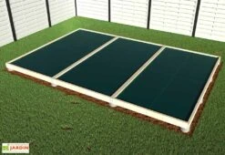 Plancher En Bois Brut Pour Studio De Jardin Como 17 M² 11 Plancher En Bois Brut Pour Studio De Jardin Como 17 M² -Promos Jardin Garage Magasin plancher chalet jardin etape 4 2