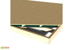 Plancher Pour Chalet En Bois Habitable Isolé Decor Home -Promos Jardin Garage Magasin plancher chalet jardin structure