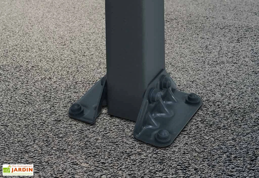 Carport En Aluminium Arcadia 5,07 X 3,59 M - Gris 5 Carport En Aluminium Arcadia 5,07 X 3,59 M - Gris – Image 5