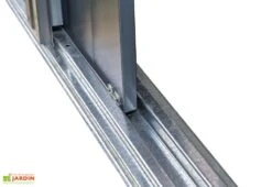 Armoire De Jardin En Acier Galvanisé 151 X 122 Cm 7 Armoire De Jardin En Acier Galvanisé 151 X 122 Cm -Promos Jardin Garage Magasin porte coulissante armoire jardin acier galvanise rangement exterieur