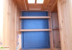Poulailler Pavilly (0,9x2,3x1,5) 9 Poulailler Pavilly (0,9x2,3x1,5) -Promos Jardin Garage Magasin poulailler bois pavilly