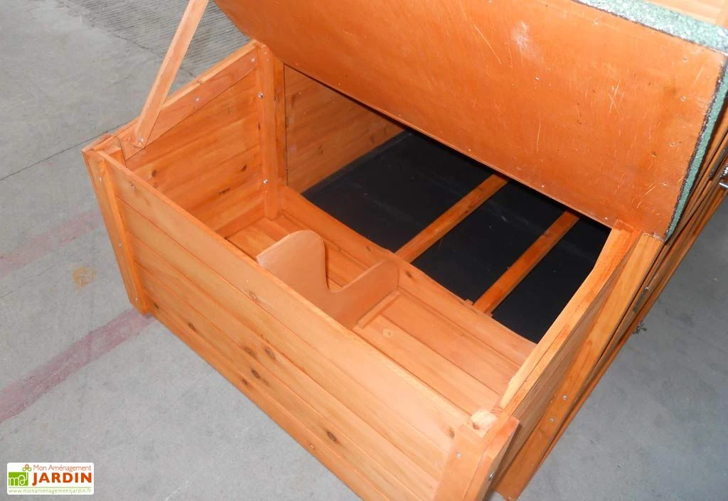 Poulailler Monchy (1,98x0,75x1m) 3 Poulailler Monchy (1,98x0,75x1m) – Image 3