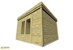 Abri De Jardin En Bois De Pin Traité Et Toiture Bac Acier – 10,9 M² 3 Abri De Jardin En Bois De Pin Traité Et Toiture Bac Acier – 10,9 M² -Promos Jardin Garage Magasin remise jardin bois design moderne