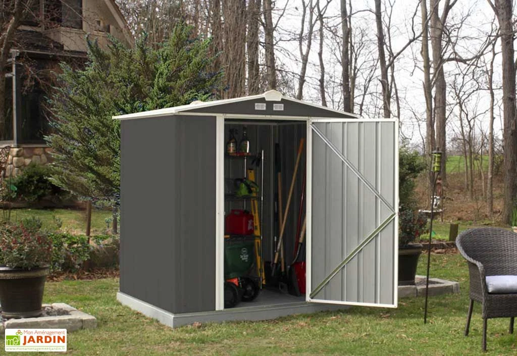 Abri De Jardin En Acier Galvanisé 2 M² 1 Abri De Jardin En Acier Galvanisé 2 M²