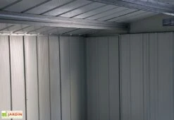 Abri De Jardin En Métal Galvanisé Anthracite Duramax 7 M² 7 Abri De Jardin En Métal Galvanisé Anthracite Duramax 7 M² -Promos Jardin Garage Magasin renfort toiture abri jardin metal duramax duae1010pr
