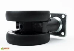 Roues En Polyamide Pour Coffre De Rangement Ø 6,5 Cm -Promos Jardin Garage Magasin roue vue bas