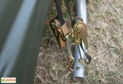 Garage En Toile Polyéthylène Et Acier 18,3 M² 8 Garage En Toile Polyéthylène Et Acier 18,3 M² -Promos Jardin Garage Magasin sangle garage souple polyethylene acier 18m2