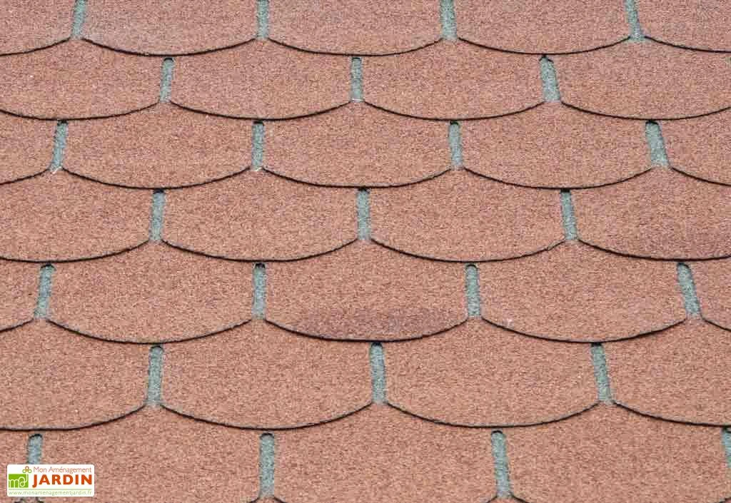 Shingle Rouge Pour Abris Jardin Solid (Paquet 3m²) 1 Shingle Rouge Pour Abris Jardin Solid (Paquet 3m²)