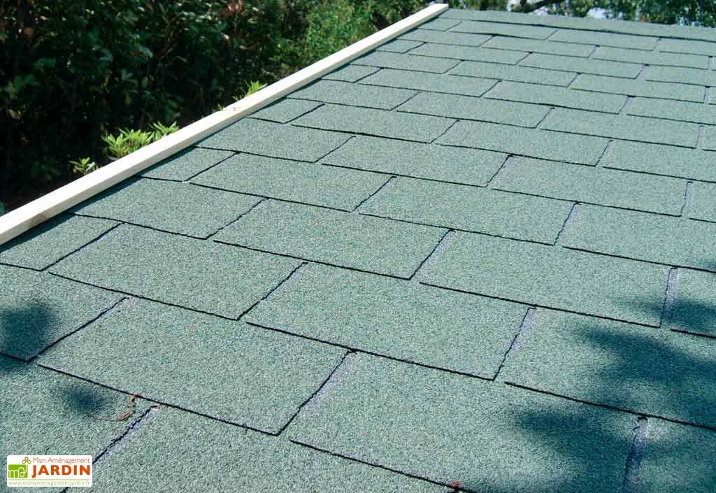 Shingle Vert Pour Abris Jardin Solid (Paquet 3m²) 1 Shingle Vert Pour Abris Jardin Solid (Paquet 3m²)
