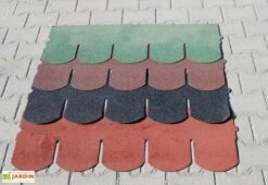 Carport En Bois Traité Alaska - 23,3 M² 5 Carport En Bois Traité Alaska - 23,3 M² -Promos Jardin Garage Magasin shingle vert noir rouge marron carports jagram