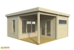 Promos Jardin Garage Magasin 9 Studio De Jardin En Bois D’épicéa Brut Werder – 29,7 M²