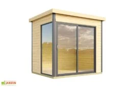 Bureau De Jardin En Bois 5 M² Ep. 44 Mm – Doméo Mini Plus -Promos Jardin Garage Magasin studio jardin habitable bois domeo mini 6m2