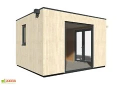 Studio De Jardin Modulable En Bois De Sapin Brut Como 13 M² 9 Studio De Jardin Modulable En Bois De Sapin Brut Como 13 M² -Promos Jardin Garage Magasin studio jardin modulable bois sapin brut como 13 m 2