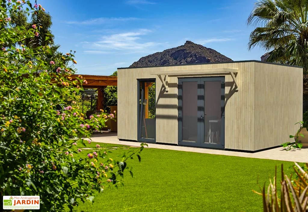 Studio De Jardin Modulable En Bois De Sapin Brut Como 19 M² 1 Studio De Jardin Modulable En Bois De Sapin Brut Como 19 M²