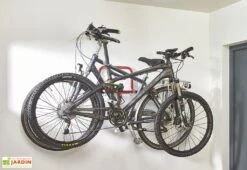 Mottez Support Mural Rabattable Pour 2 Vélos 7 Mottez Support Mural Rabattable Pour 2 Vélos -Promos Jardin Garage Magasin support de velo mural