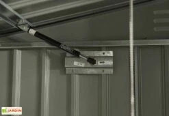 Cache-Poubelle Double En Acier 100 X 172 X 131 Cm -Promos Jardin Garage Magasin verin cache poubelle double metal anthracite